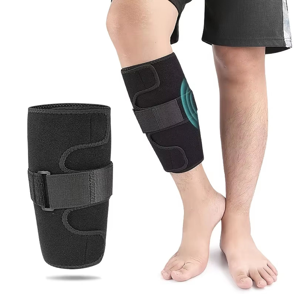 Shin Guard Crossfit - สนับแข้งแบบปรับได้ 1 ชิ้น สำหรับกีฬาครอสฟิต ป้องกันการบาดเจ็บ ใช้ได้กับการปั่นจักรยาน