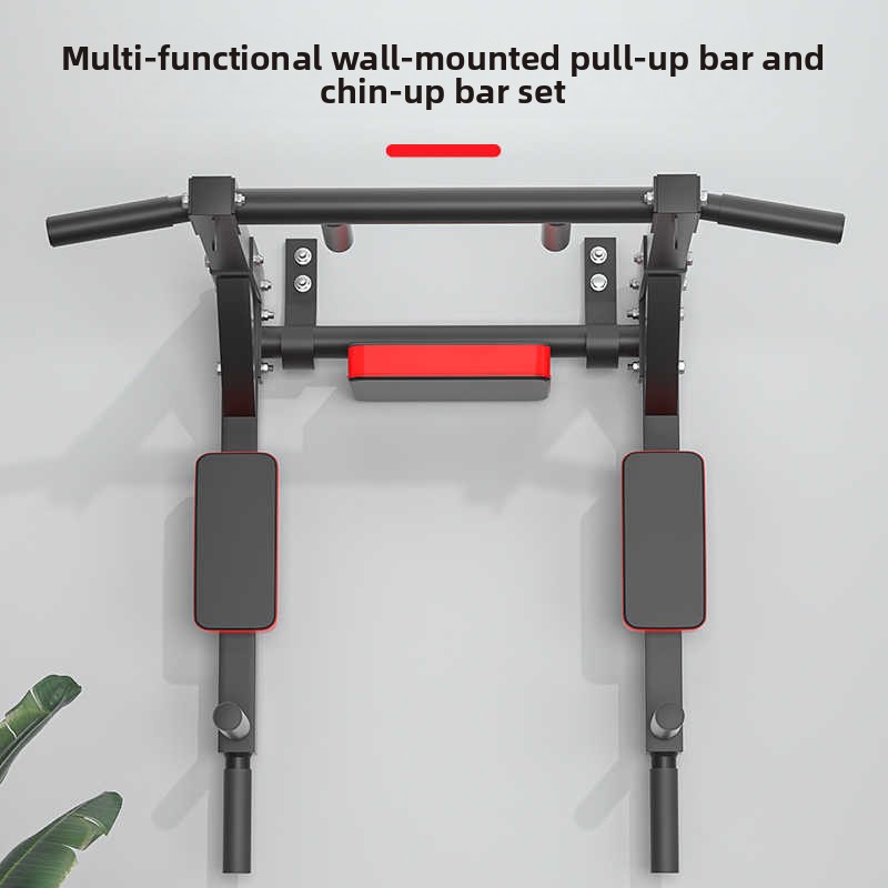 Pull Up Bar Grip - อุปกรณ์ออกกำลังกายแบบติดผนังอเนกประสงค์เหล็กกล้า ปรับระดับได้ ใช้สำหรับดึงข้อ วิดพื้น และบาร์คู่ขนาน สำหรับใช้ในบ้าน