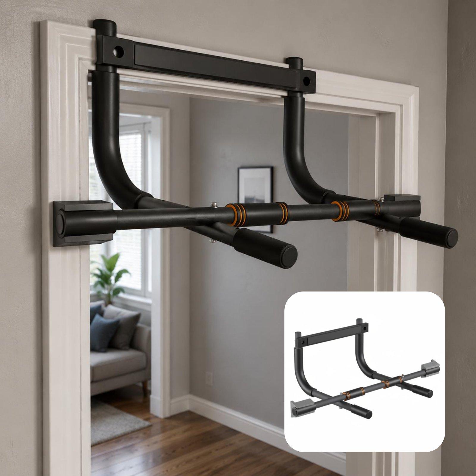 บาร์ดึงข้อสำหรับติดตั้งที่ประต - Pull Up Bar Grip บทวิจารณ์และราคา