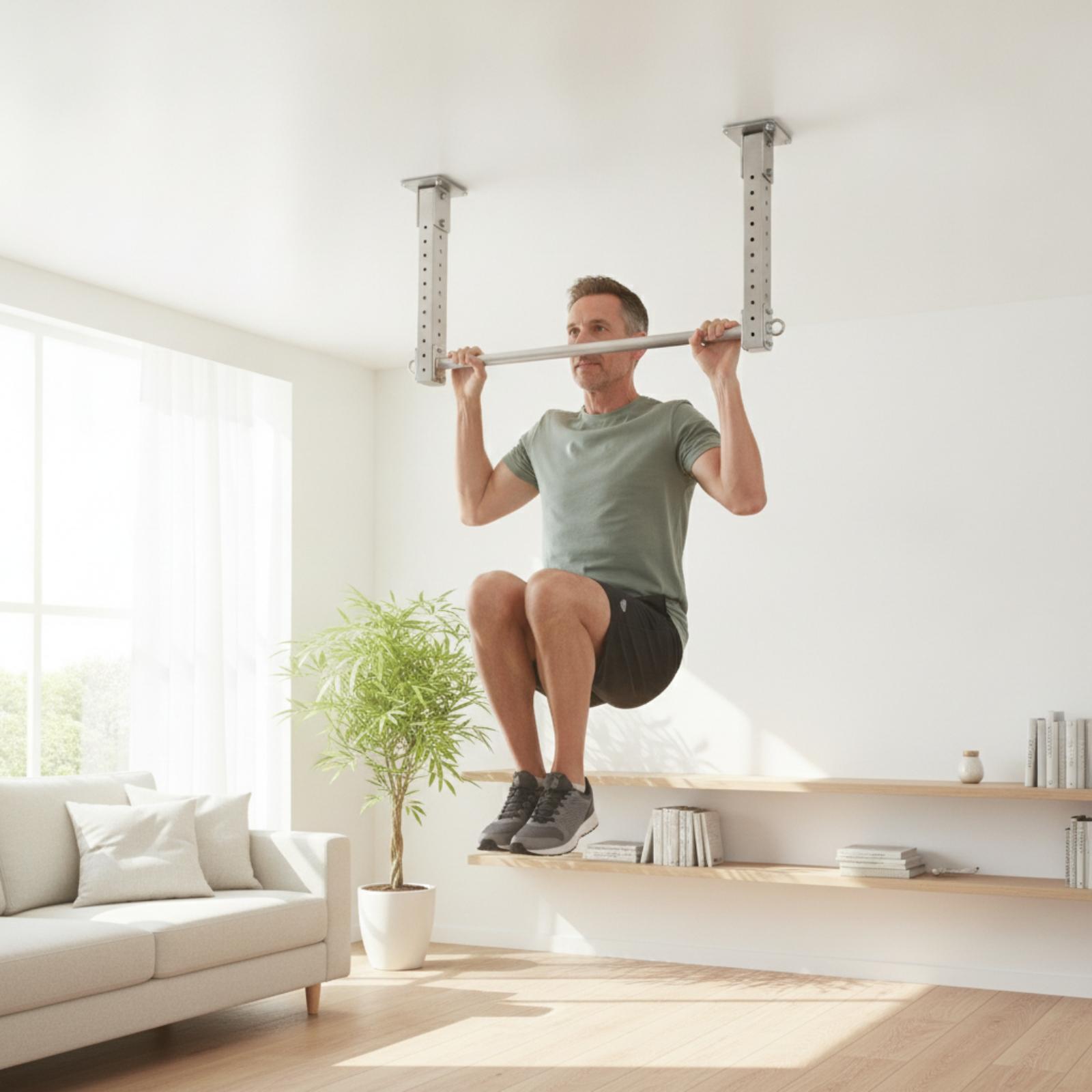 บาร์ดึงข้ออเนกประสงค์ปรับระดับ - Pull Up Bar Grip บทวิจารณ์และราคา
