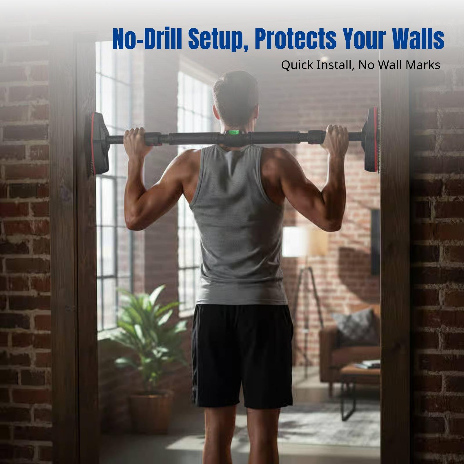 บาร์ดึงข้อแบบติดตั้งกับกรอบประ - Pull Up Bar Grip บทวิจารณ์และราคา